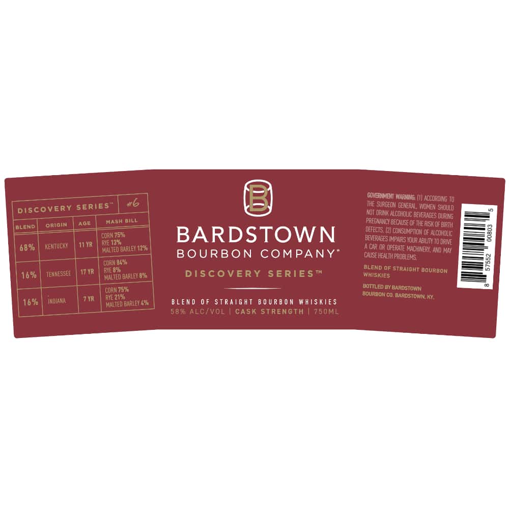 Bardstown Bourbon Discovery Series #6 Bourbon Whiskey