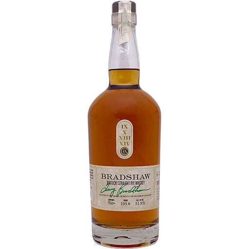 Bradshaw Kentucky Straight Rye Whiskey