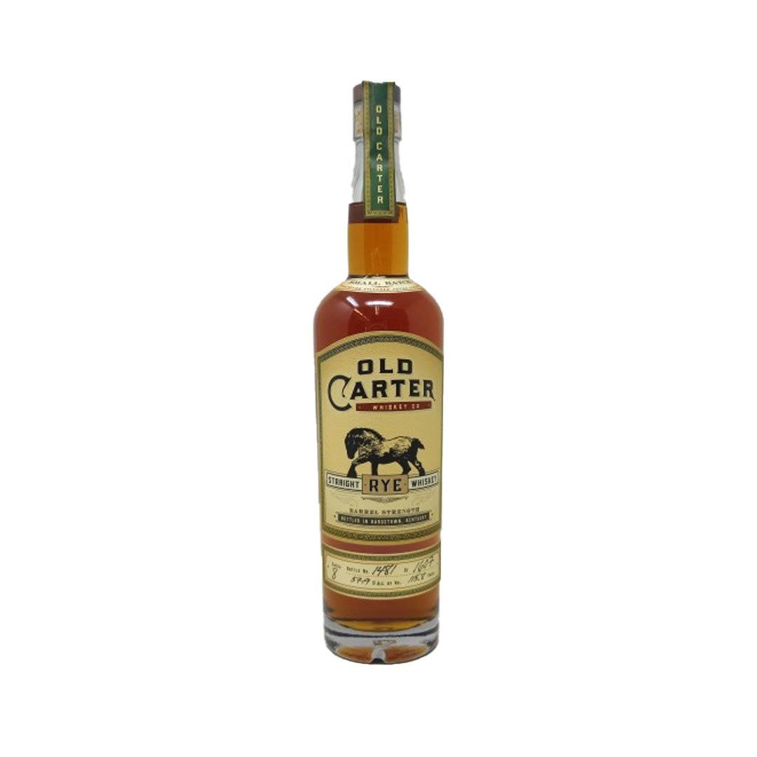 Old Carter Straight Rye Whiskey Batch 8